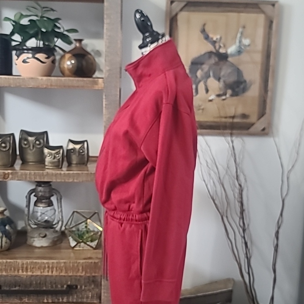 Universal Thread Red Zip-Up One Piece Track Set - Picture 6 of 13
